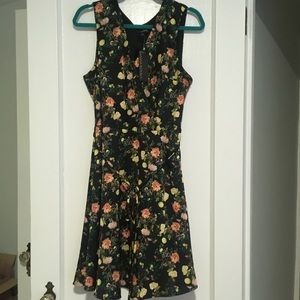 gorgeous floral banana republic dress